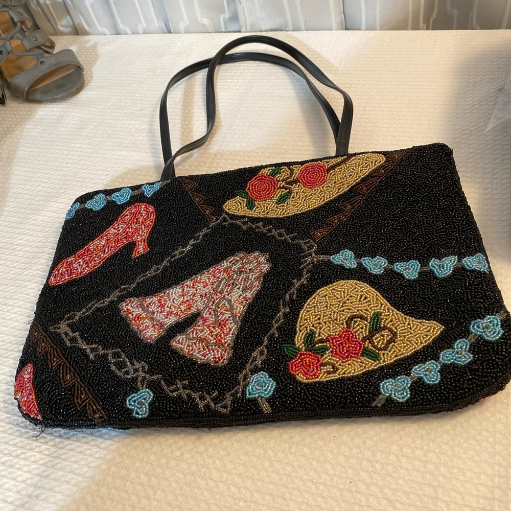 Y & S beautiful glass beaded bag